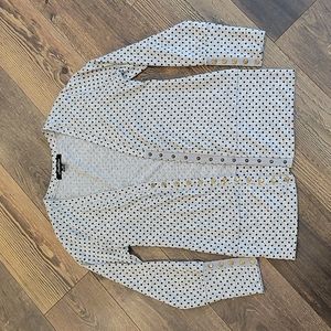 Hawthorne Polka-dot Button Down Cardigan